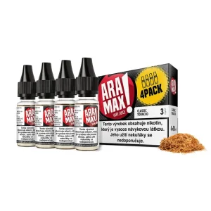 Aramax Classic Tobacco (Klasický tabák) 4x10ml 12mg
