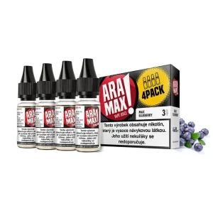 Aramax Max Blueberry (Borůvka) 4x10ml 6mg