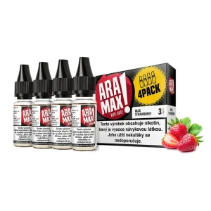 Aramax Max Strawberry (Jahoda) 4x10ml 18mg