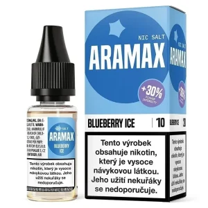 Aramax Salt - E-liquid - Blueberry Ice - 10mg Ledová borůvka