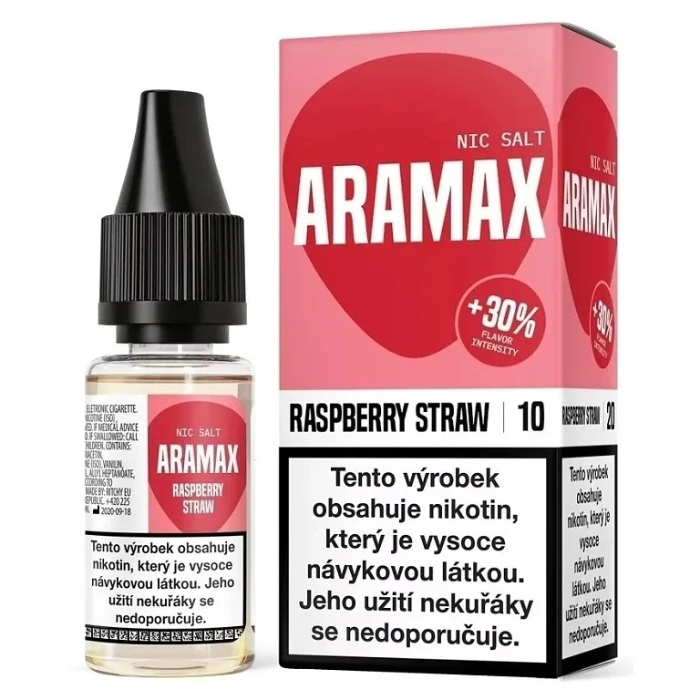 Aramax Salt - E-liquid - Raspberry Straw - 10mg