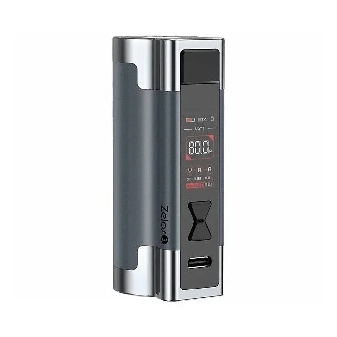 Aspire Zelos 3 - Full Grip Kit - GunMetal 80W Mod, 3200mAh