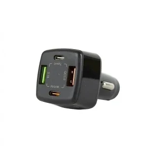 Autonabíječka Fast Charger BK365-2PD 4-Port černá