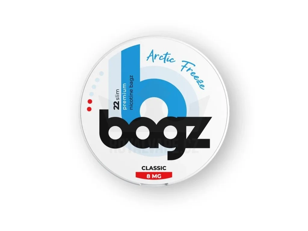 Bagz ARCTIC FREEZE (Mentol a máta) 8mg