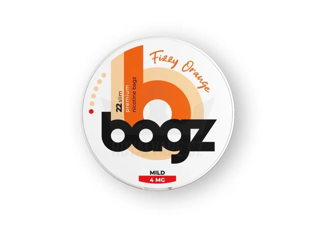 Bagz FIZZY ORANGE (Pomerančová limonáda) 4mg