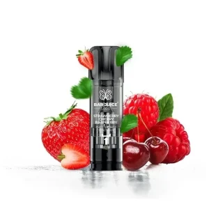 BAR Juice 5000 Pod Strawberry Cherry Raspberry 20mg 2ks Jahoda, Třešeň, Malina
