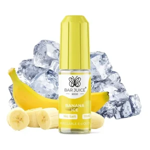 BAR JUICE 5000 Salt Banana ICE 10mg 10ml Banán, Máta, Chladivá složka (ICE)