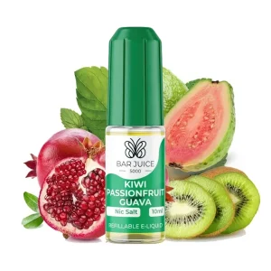 Bar Juice 5000 Salt Kiwi Passionfruit Guava 20mg 10ml Kiwi, Marakuja, guava