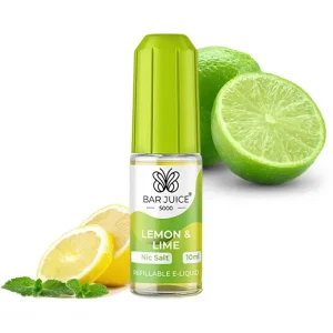 BAR JUICE 5000 Salt Lemon and Lime 10mg 10ml Citrón, Limetka
