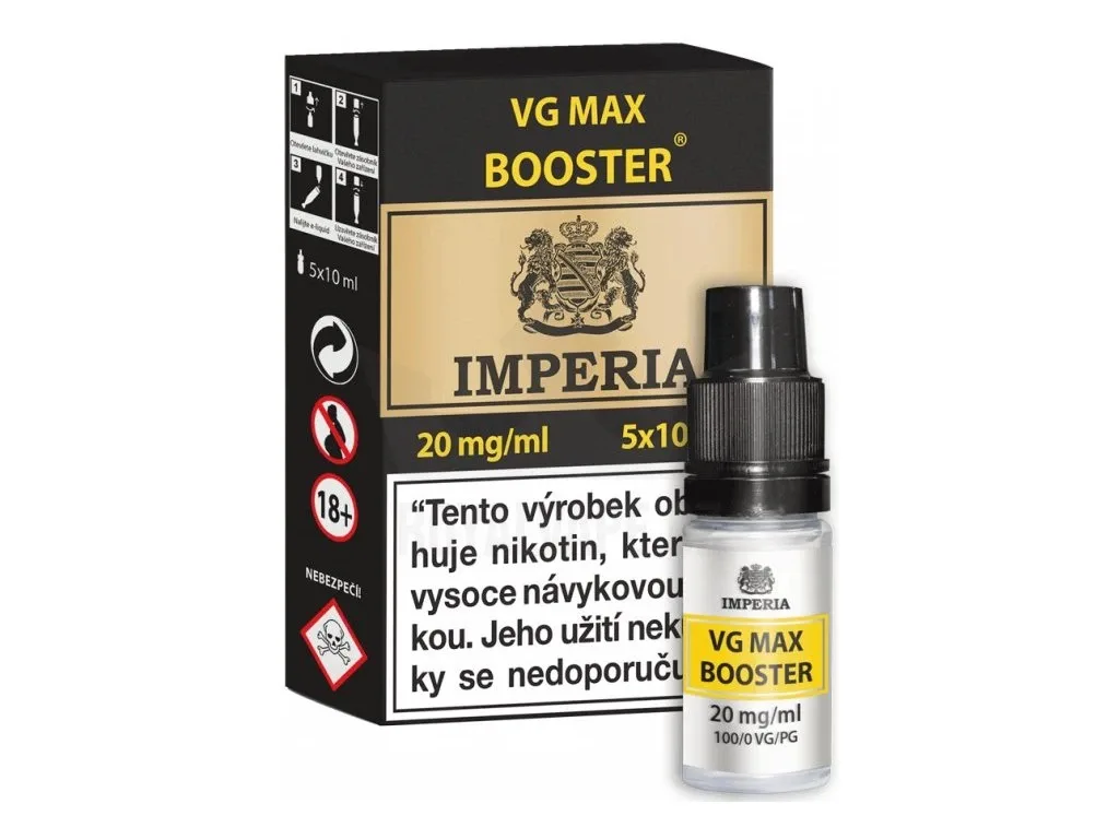 Báze VG Max Booster Imperia 5x10ml, 20mg
