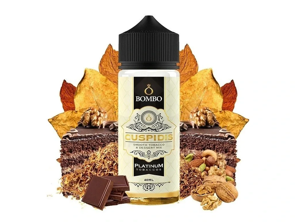 Bombo - Platinum Tobaccos - S&V - Cuspidis (Světlý tabák s čokoládou a oříšky) 40ml