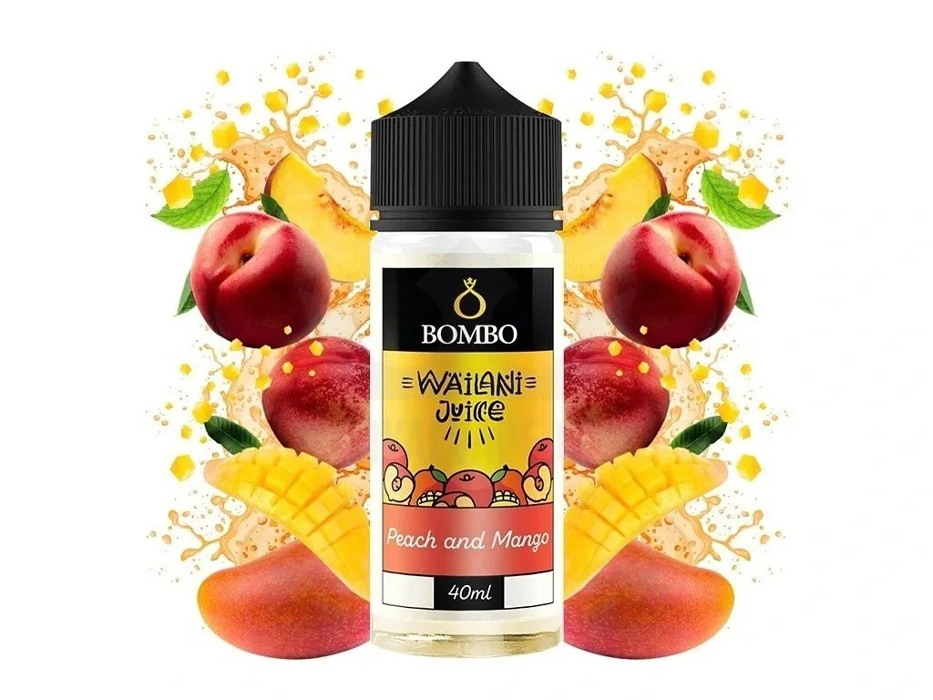 Bombo - Wailani Juice - S&V - Peach and Mango (Broskev a mango) 40ml