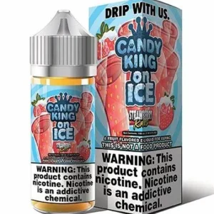 Candy King Strawberry Rolls On Ice 3MG