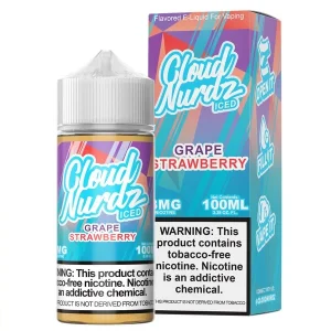 Cloud Nurdz Iced Grape Strawberry 6MG
