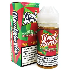 Cloud Nurdz Sour Watermelon Strawberry 6MG
