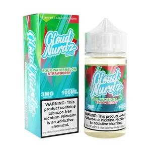 Cloud Nurdz Sour Watermelon Strawberry Iced 3MG