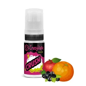 Crazy Vape CRUSH - Příchuť - 10ml Černý rybíz, jablko a pomeranč