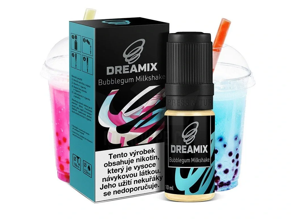 Dreamix Žvýkačkový mléčný koktejl 6mg