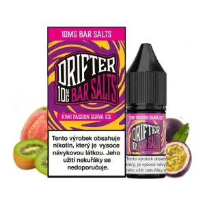 Drifter Bar Salts Kiwi Passionfruit Guava Ice (Ledové kiwi, marakuja a guava) 10ml 10mg