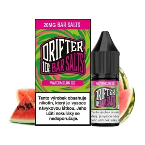 Drifter Bar Salts Watermelon Ice (Ledový meloun) 10ml intenzita nikotinu 20mg tabáková nálepka Kolek Q