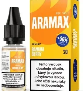 E-liquid Aramax Salt Banana Berry 10ml - 10mg