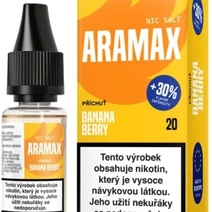 E-liquid Aramax Salt Banana Berry 10ml - 20mg