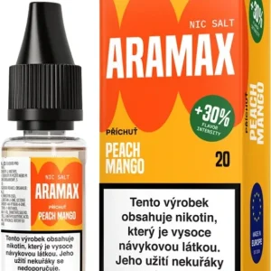 E-liquid Aramax Salt Peach Mango 10ml - 20mg