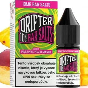 E-liquid Drifter Bar Salts Pineapple Peach Mango 10ml - 10mg