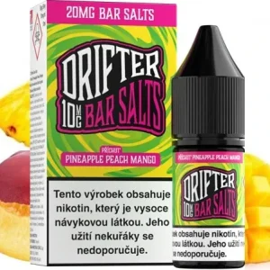 E-liquid Drifter Bar Salts Pineapple Peach Mango 10ml - 20mg