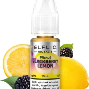 E-liquid ELFLIQ Nic SALT Blackberry Lemon 10ml - 20mg