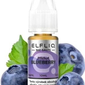 E-liquid ELFLIQ Nic SALT Blueberry 10ml - 10mg