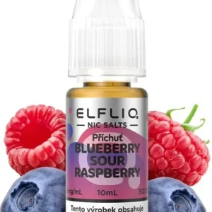 E-liquid ELFLIQ Nic SALT Blueberry Sour Raspberry 10ml - 20mg