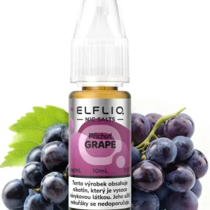 E-liquid ELFLIQ Nic SALT Grape 10ml - 10mg