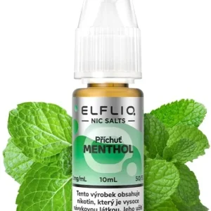 E-liquid ELFLIQ Nic SALT Menthol 10ml - 10mg