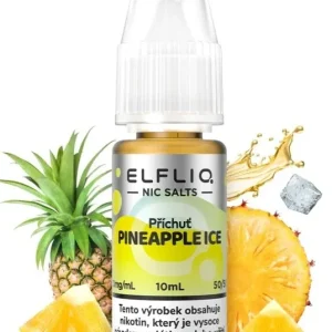 E-liquid ELFLIQ Nic SALT Pineapple Ice 10ml - 10mg