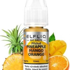 E-liquid ELFLIQ Nic SALT Pineapple Mango Orange 10ml - 20mg