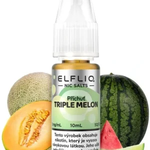 E-liquid ELFLIQ Nic SALT Triple Melon 10ml - 10mg