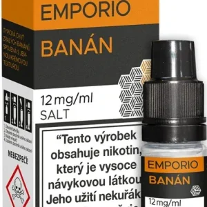 E-liquid Emporio Salt Banán 10ml - 12mg