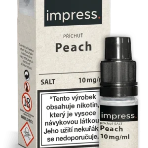 E-liquid IMPRESS SALT Peach 10ml - 10mg