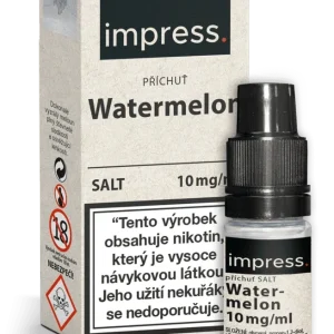 E-liquid IMPRESS SALT Watermelon 10ml - 10mg
