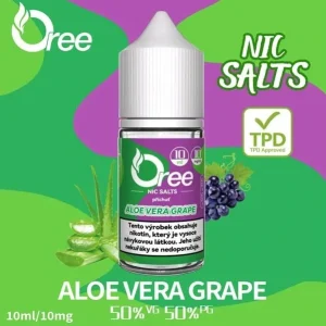 E-liquid Oree SALT Aloe Vera Grape 10ml - 10mg