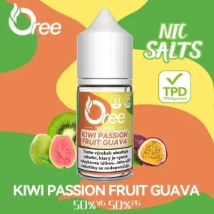 E-liquid Oree SALT Kiwi Passion Fruit Guava 10ml - 18mg