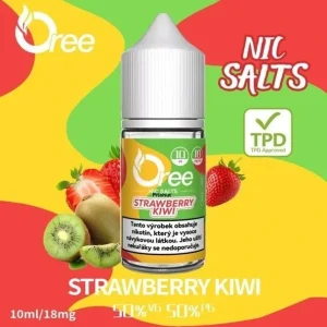 E-liquid Oree SALT Strawberry Kiwi 10ml - 18mg