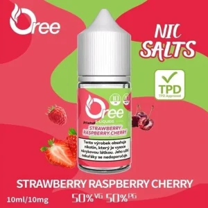 E-liquid Oree SALT Strawberry raspberry cherry 10ml - 10mg