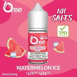 E-liquid Oree SALT Watermelon Ice 10ml - 10mg