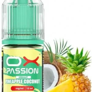 E-liquid OXVA OX PASSION Salts Pineapple Coconut 10ml - 20mg