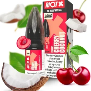 E-liquid RIOT X Salt Cherry Coconut 10ml - 10mg