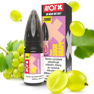 E-liquid RIOT X Salt Sour Grape 10ml - 10mg