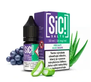 E-liquid SIC! Salts Aloe Grape 10ml - 16mg