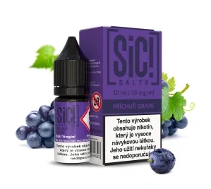 E-liquid SIC! Salts Grape 10ml - 16mg